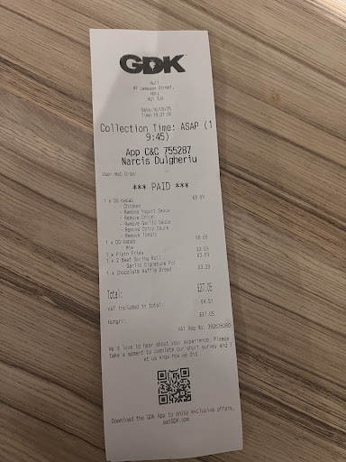 Photo of German Doner Kebab (GDK) - 47 Jameson St, Hull HU1 3JA